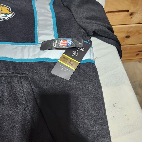 Jacksonville Jaguars NFL Hoodie with Reflective Striping – Men’s 2XL - Picture 6 of 8